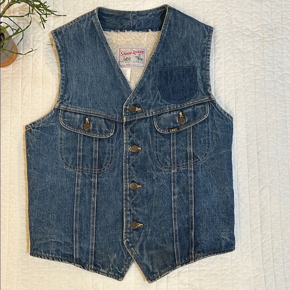 Vintage Lee ‘Storm Rider’ Denim Vest